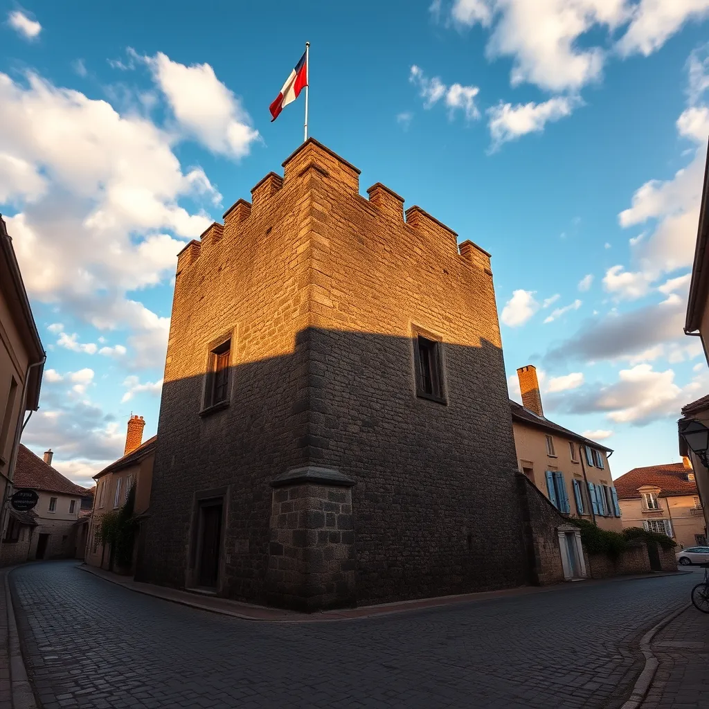 La Tour de Monaco, vestige du château médiéval de Mur-de-Barrez