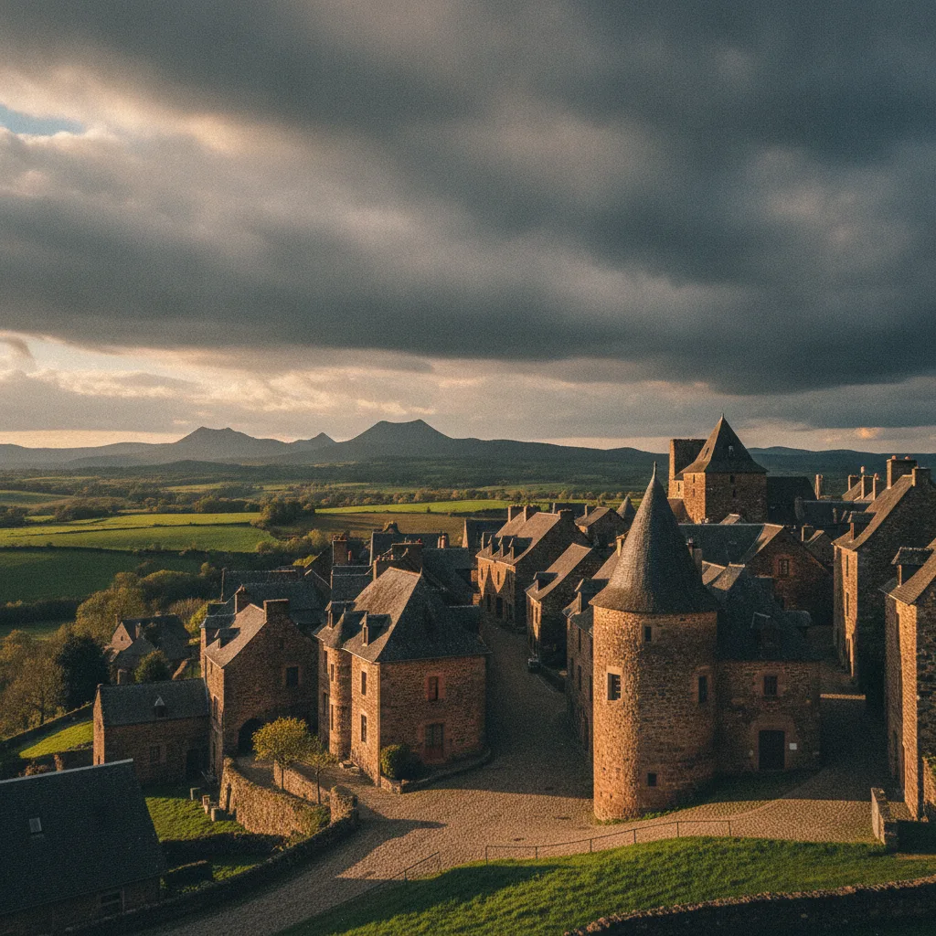 Le village médiéval de Salers, incontournable patrimoine du Cantal