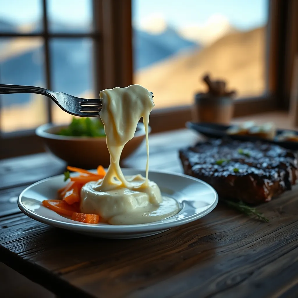 Truffade filante et viande de Salers grillée, le menu classique des tables d'estive cantaliennes