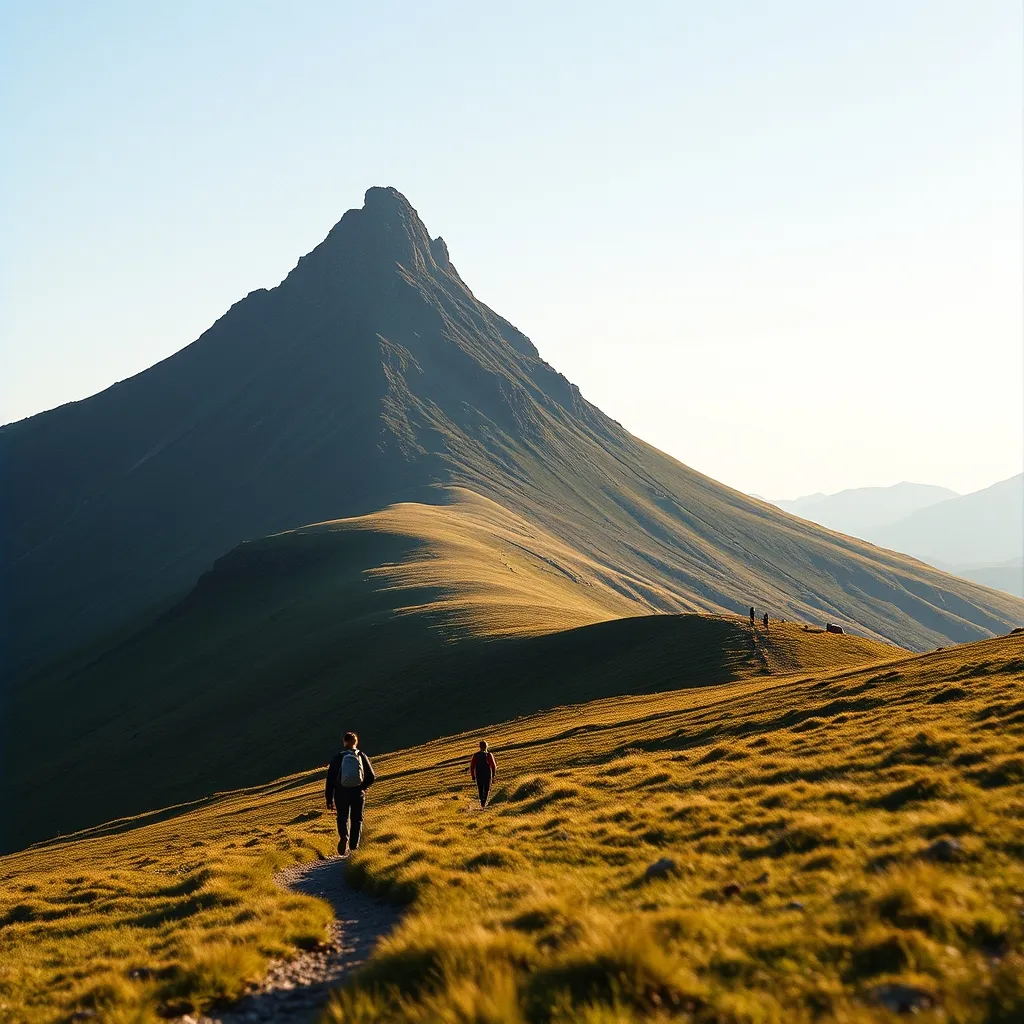 Le Puy Griou, neck de phonolite dégagé par l'érosion, ancien conduit de lave solidifié du stratovolcan cantalien