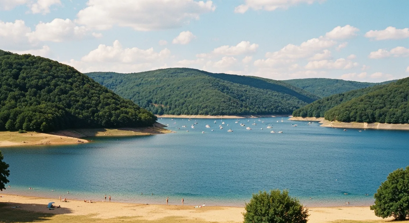 Lac de Saint-Étienne-Cantalès : baignade, bases nautiques et accès